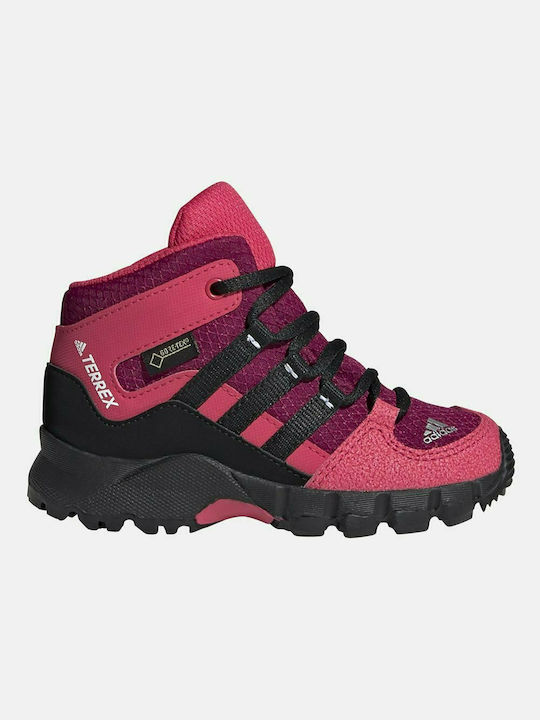 adidas Kinder Wanderschuhe Terrex Mid GTX I Wasserdicht Power Berry / Core Black / Power Pink ->