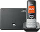 Gigaset S850A GO Cordless IP Phone with 6 Lines Platinum/Black