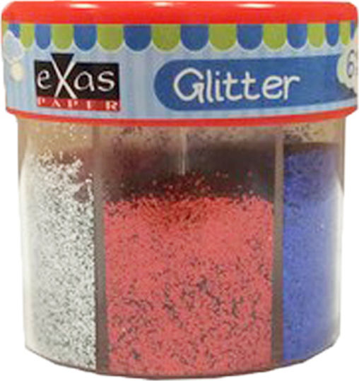Exas Paper Sclipici Glitter Multicolor 50gr