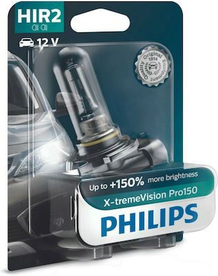 Philips Lămpi Autoturismului HIR2 X-treme Vision Pro150 HIR2-9012 Halogen 3350K Alb cald 12V 55W 1buc