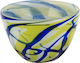 WM Collection Fruitieră Sticlă Multicolor 22x22x16buc