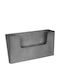 Viometal LTD 403 Forms Box Metallic Charcoal 48.2x10.2x26cm