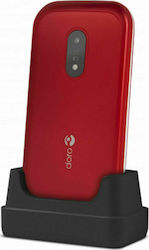 Doro 6040 Single SIM Mobile Phone with Large Buttons Red