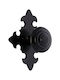 Zogometal 1201 Antique Knob Furniture made of Metallic Rustic Whistle Black 55mm 1201 1pcs