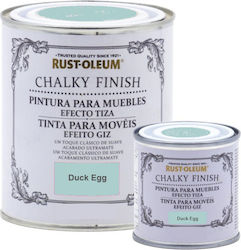 Rust-Oleum Furniture Paint Chalky Finish Chalk Paint Colour Duck Egg Turquoise 750ml