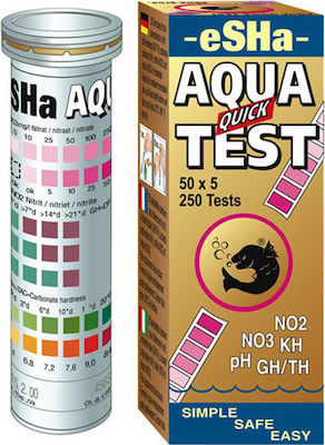 Esha Test de Calitate a Apei pentru Acvariu Aqua Quick Test 250 teste