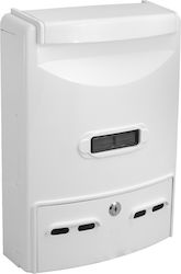 Technomax Ginestra Външна Пощенска Кутия Металик в Бял Цвят 29x10x39см Technomax Ginestra Външна Пощенска Кутия Металик в Бял Цвят 29x10x39см