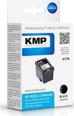 KMP Inkjet Printer Compatible Ink HP 303XL T6N04AE Black