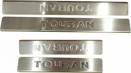 S-dizayn Μαρσπιέ Εσωτερικό Χρώμιο 4τμχ VW Touran 2003-2010