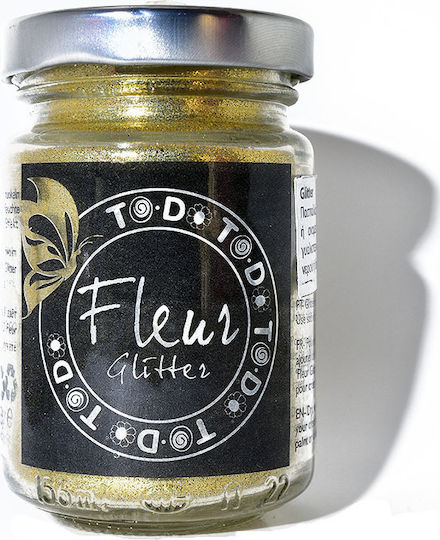 Fleur Златен прах Глитър Златист 90гр