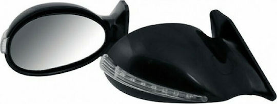 Lampa Car Set Side Mirror with Signal Race 3 Black with Flash