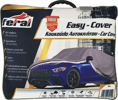 Feral Premium Car Covers with Carrying Bag 432x165x116cm Waterproof Medium