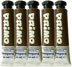 Primo Tempera Tempera Farben Dark Brown 740 in Röhre 12ml 1Stück 440TRA740