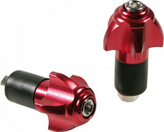 Lampa Handlebar Counterweights SU-15 in Red color