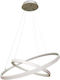 Atman Leggenda Toledo Μοντέρνο Κρεμαστό Φωτιστικό με Ενσωματωμένο LED σε Λευκό Χρώμα