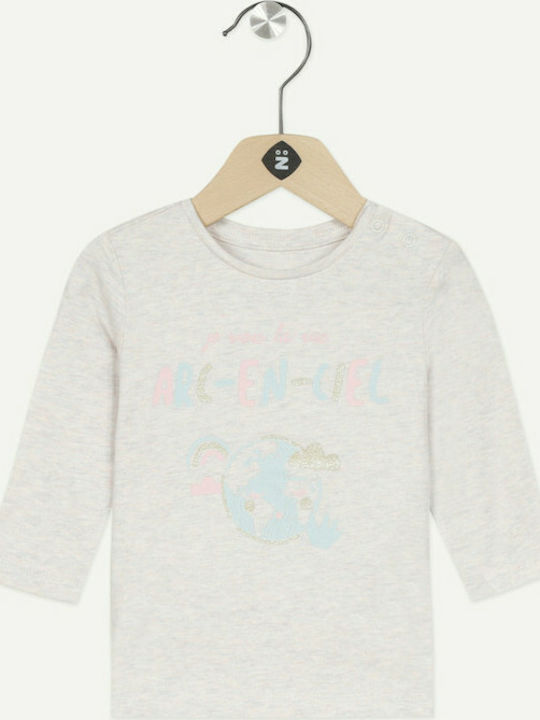 Z ecru t-shirt with pastel print