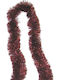 AGC Weihnachtliche Girlande Plastik Rot 200x10cm 1Stück
