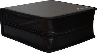 MediaRange Φορητή Θήκη CD & DVD BOX94 Synthetic Leather Black für 300 CDs