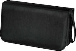 HAMA Φορητή Θήκη CD & DVD Wallet Nylon Μαύρη 80 Slots