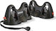 Menabo Himalaya Magnetic Car Ski Mounts Suitable for 2 Ski Pairs & 2 Baton Pairs