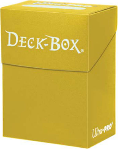Ultra Pro Yu-Gi-Oh Deck Box Japanese Size Yellow