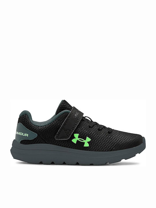 Under Armour Αθλητικά Παιδικά Παπούτσια Running Surge 2 PS AC Μαύρα
