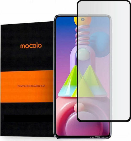 Mocolo Full Face Tempered Glass Black (Galaxy M51)