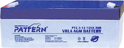 Pattern Battery PT2.3-12 Батерия UPS 12V 2.3Ah Pattern Battery PT2.3-12 Батерия UPS 12V 2.3Ah