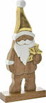 Iliadis Santa Claus Gold 13x13x2.5cm