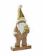 Iliadis Santa Claus Gold 13x13x2.5cm