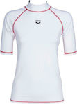 Arena Women's Short Sleeve Sun Protection Shirt White