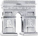 Fascinations Earth Arc De Triomphe Modele statice Figurină de Modelism Monument 6x6x5.6cm.