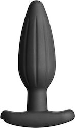 Electrastim Silicone Noir Rocker Anal Plug Medium Medium Black 13cm
