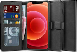 Tech-Protect Wallet 2 Synthetisches Leder Schwarz (iPhone 12 mini) 21254