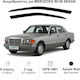 Heko Ανεμ Στης Mercedes W126 S Μπροστα Σετ Ανεμοθραύστες Αυτοκινήτου Μπροστινοί Σκούρο Φιμέ για Mercedes-Benz S 2τμχ