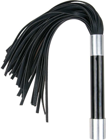Easytoys Flogger With Metal Grip Peitsche in Schwarz Farbe