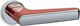 Convex Lever Middle Door with Rosette 2015 Pair with Rosette Chrome / Red