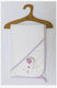 Raison D' Etre Baby Hooded Towel with Hood Dreamy Owl Purple 75x75cm
