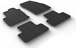 Gledring Set Front and Back 4pcs for Land Rover Range Rover Evoque 2011-2019 Black