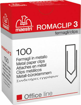 Romeo Maestri No.3 Συνδετήρες 30mm Romaclip 100τμχ