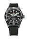 Swiss Military by Chrono Diver Watch Automatic with Black Rubber Strap