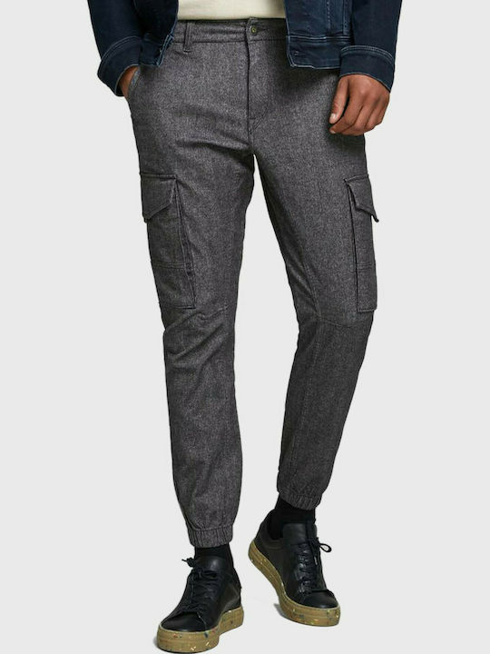 Jack & Jones Herrenhose Cargo in Tapered Schnitt Gray