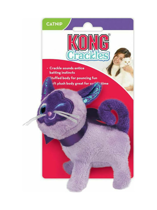 Kong Crackles Winkz Cat Cat Toy Purple Cat Toy