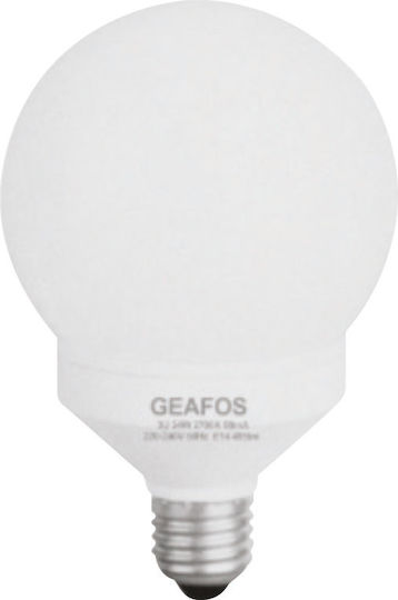 Evivak Λάμπα Οικονομίας E27 20W Globe