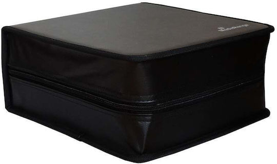 MediaRange Husă Portabilă CD & DVD BOX95 Synthetic Leather Black 400 Sloturi