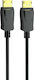 Powertech Cable DisplayPort male - DisplayPort male 2m Μαύρο (CAB-DP045)