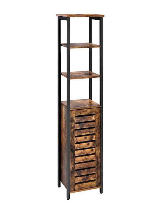 Shelving Unit Floor Brown 37x30x167cm