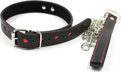 Toyz4lovers Collar Leash Ошийник в Черно Цвят