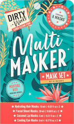 Dirty Works Multi Masker 8pcs Σετ Περιποίησης για Ενυδάτωση