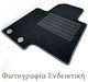 Cik Set of Front and Rear Mats 3pcs for Ford Tourneo 2012-2018 Black